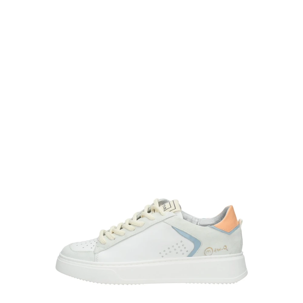 Mjus Veterschoenen Laag Dames Schoenen Wit