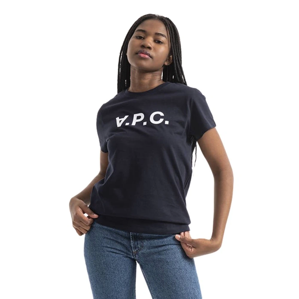 A.p.c. - Tops > T-Shirts - Blue - A.p.c. - Modalova
