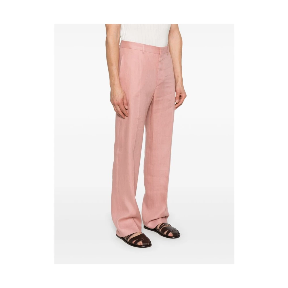 Tagliatore Broek Pink Heren