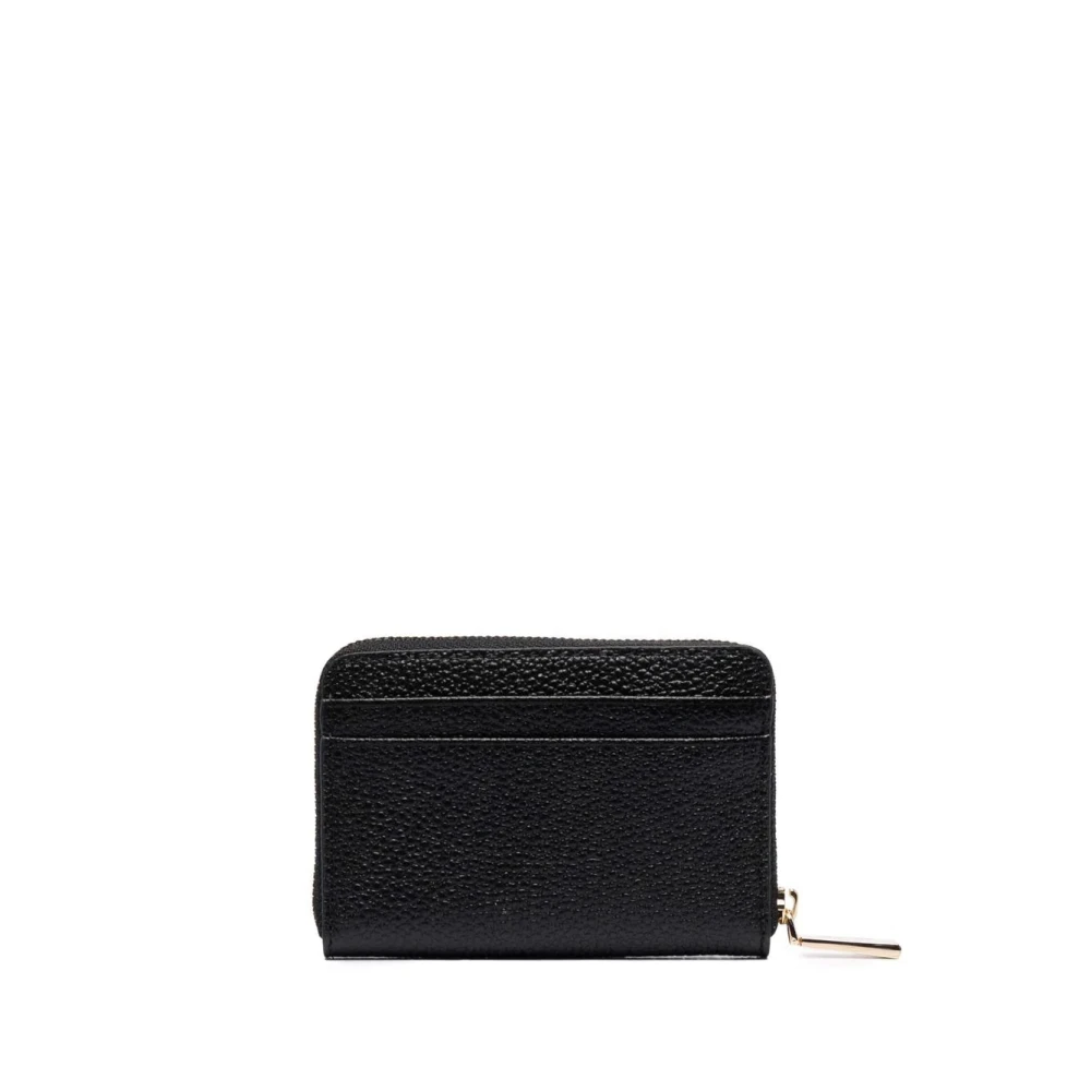 Michael Kors Leren ritsportemonnee Black Dames