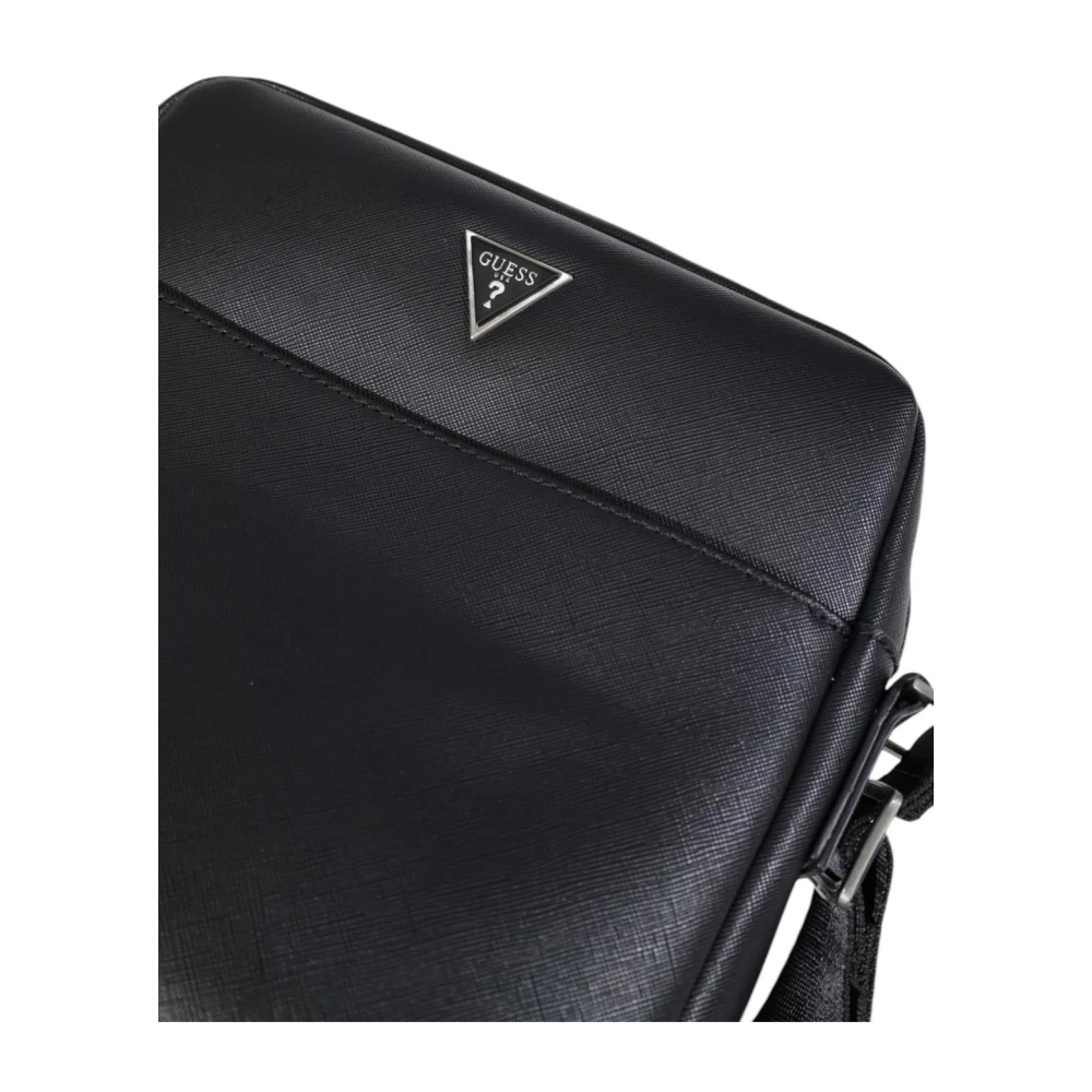 Guess Zwarte Crossbody Tas voor Mannen Black Heren