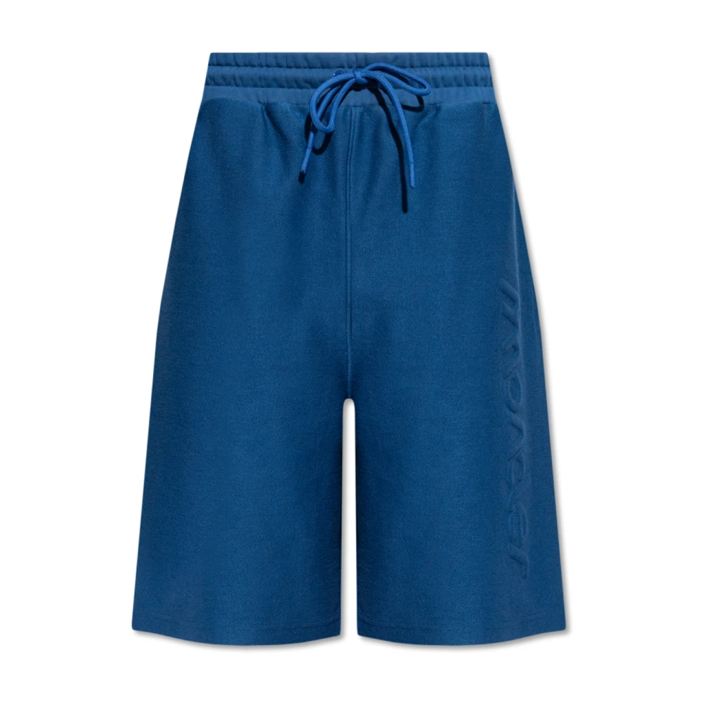 Moncler Katoenen shorts Blue Heren