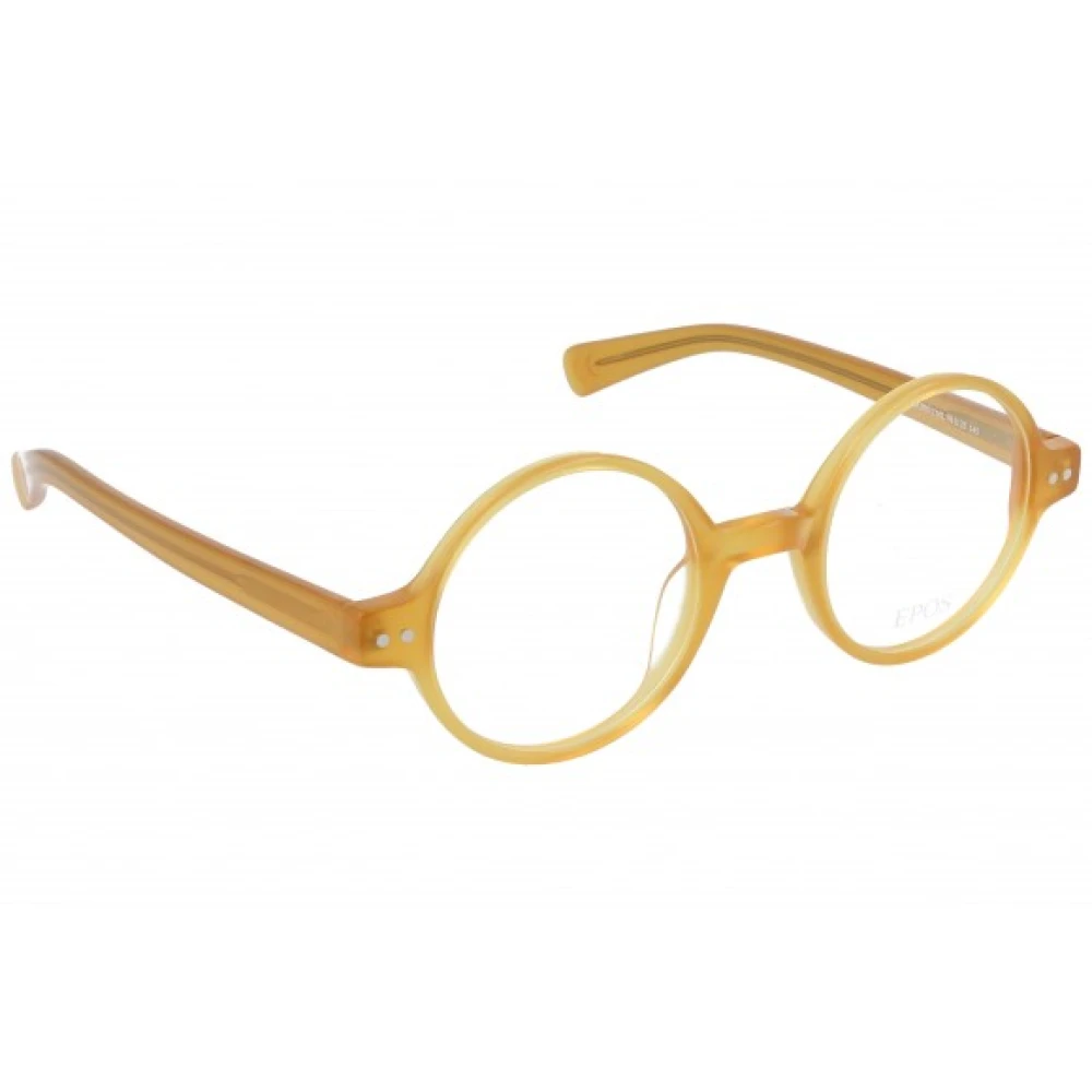 Epos Iconische Brilmonturen met 3 Jaar Garantie Yellow Unisex