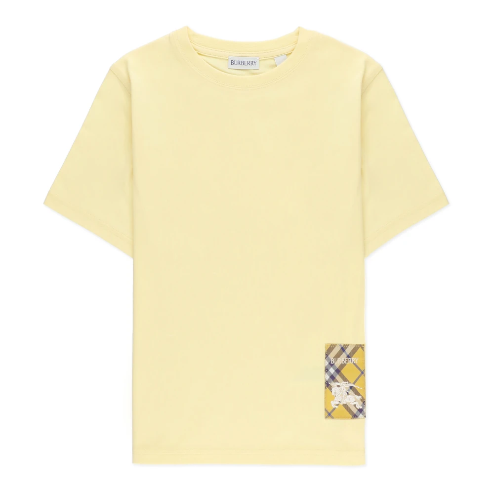 Burberry Gul Barn Bomull T-shirt för Pojke Yellow, Pojke