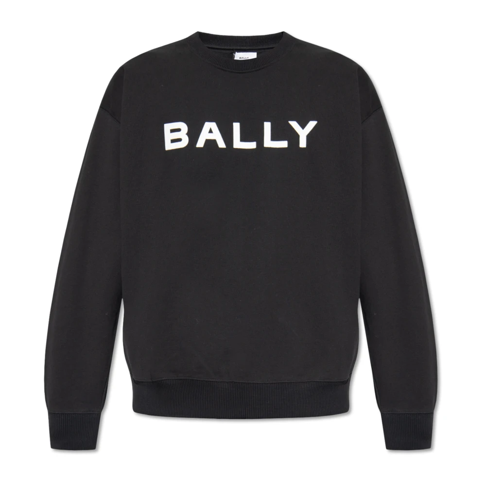 Bally Sweatshirt met logo Black Heren