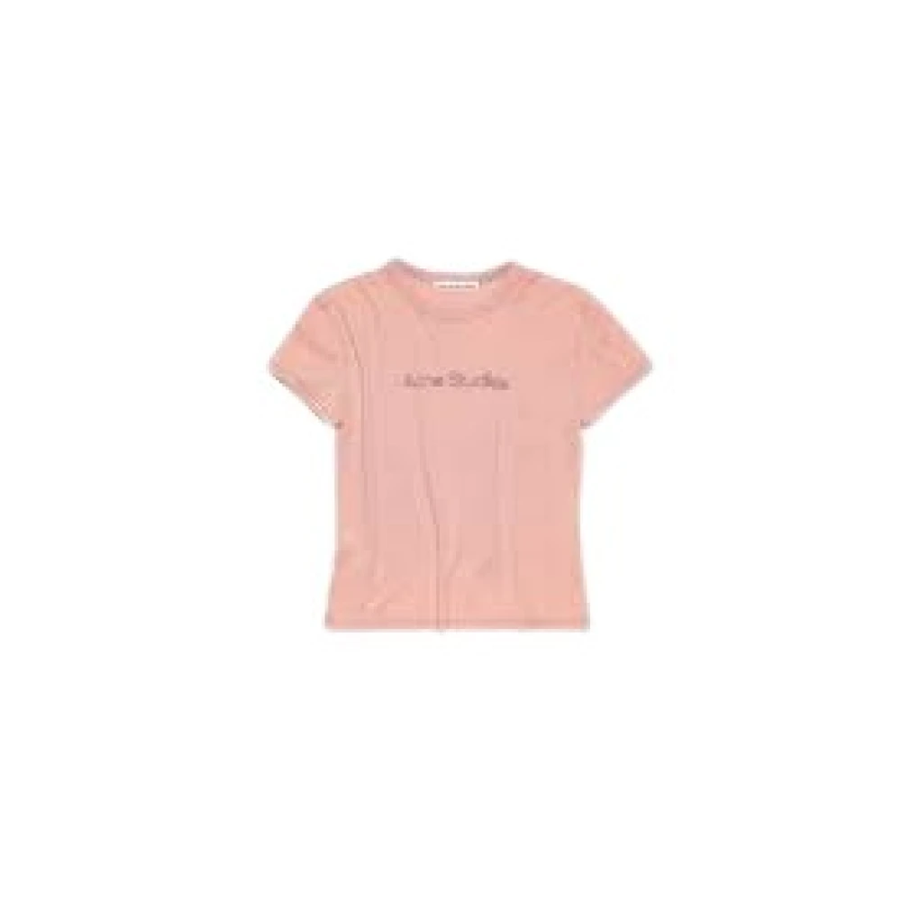 Acne Studios Klassisk T-shirt Pink, Dam