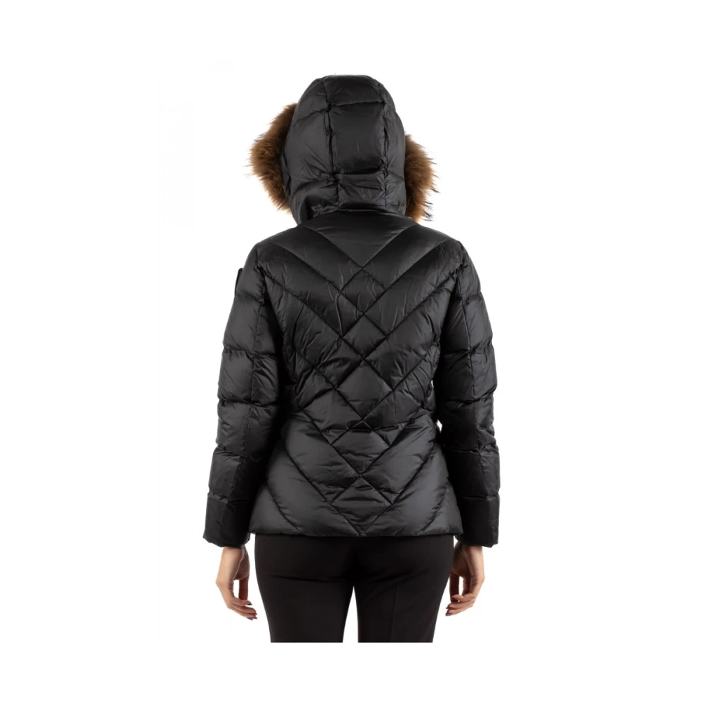 Blauer Dames Blouson Jas Black Dames
