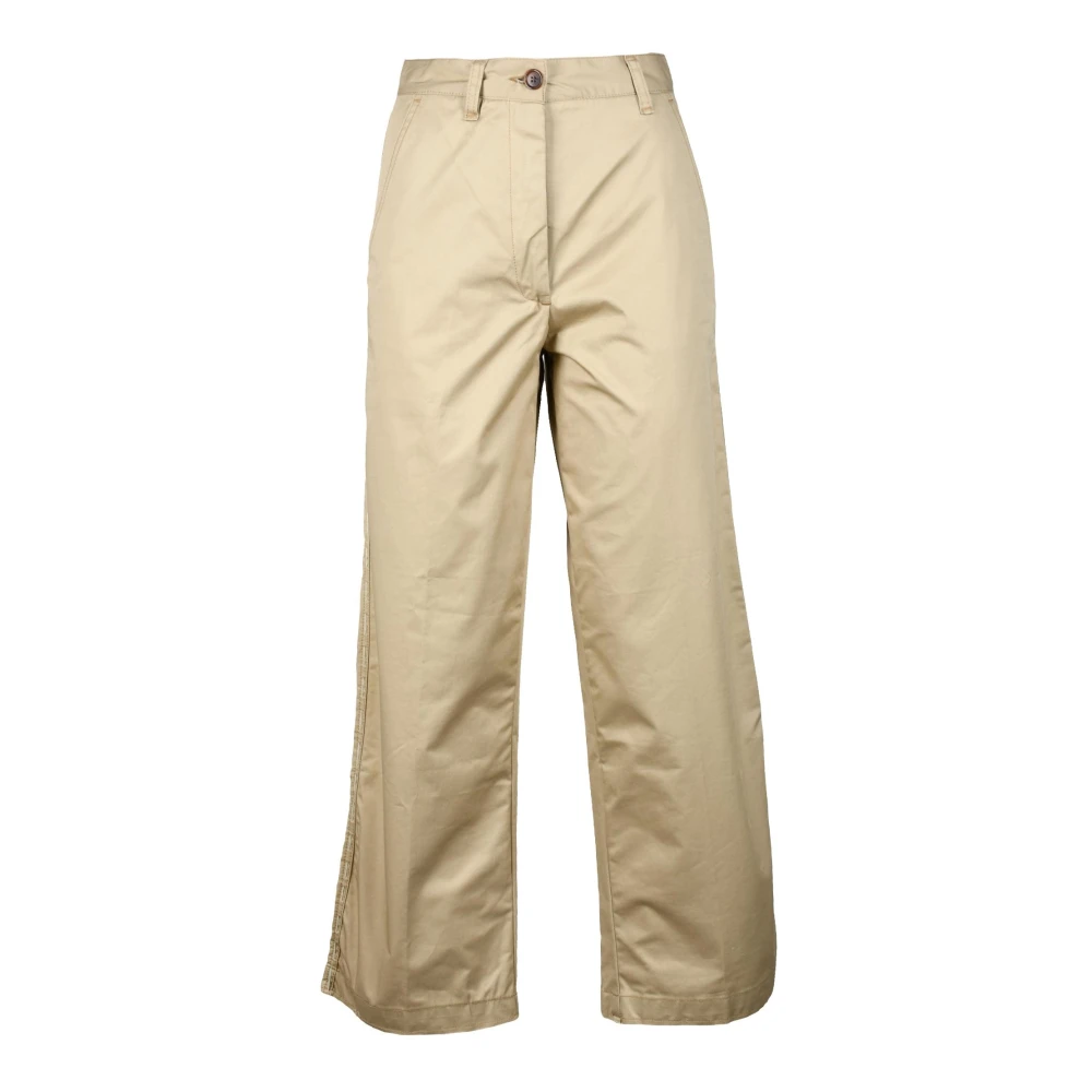 White Sand Broek Beige Dames