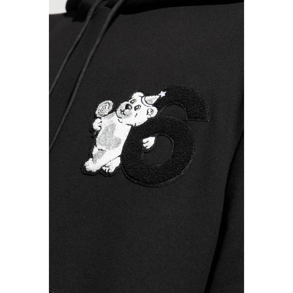 MM6 Maison Margiela Hoodie Black Heren