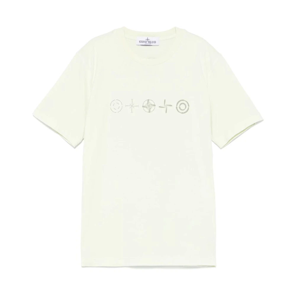 Stone Island Boys Green T-Shirts,, Kids T-Shirts And Polos Size 10 Y