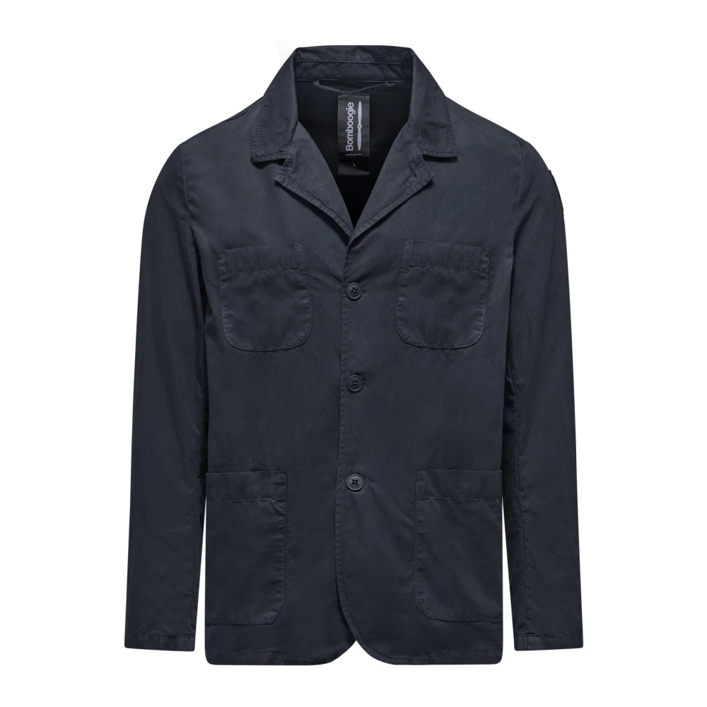 Bomboogie Uomo Blu Giacche, S, New,