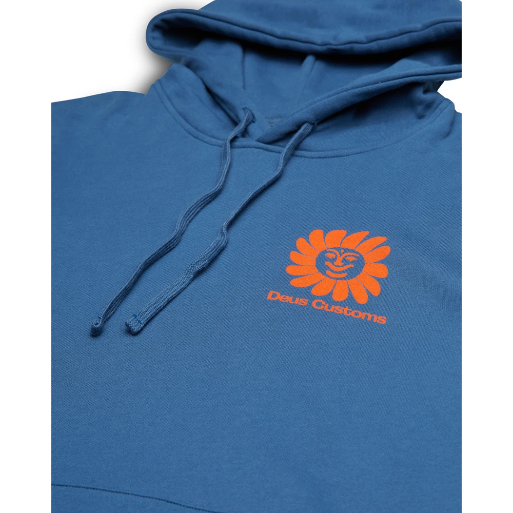 Deus Ex Machina Vintage Helios Hoodie Blue Heren