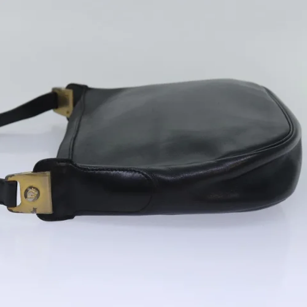 Dior Vintage Pre-owned Leather dior-bags Black Dames