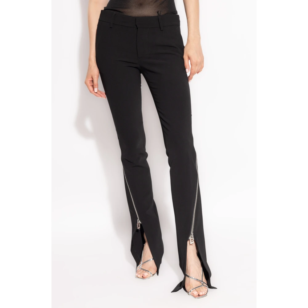 Dsquared2 Broeken met ritsen Black Dames