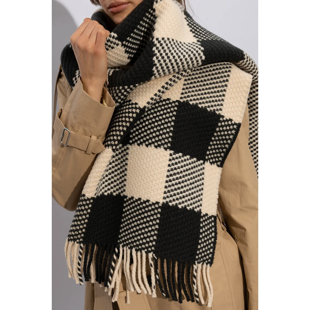 Burberry Wollen sjaal Beige Unisex