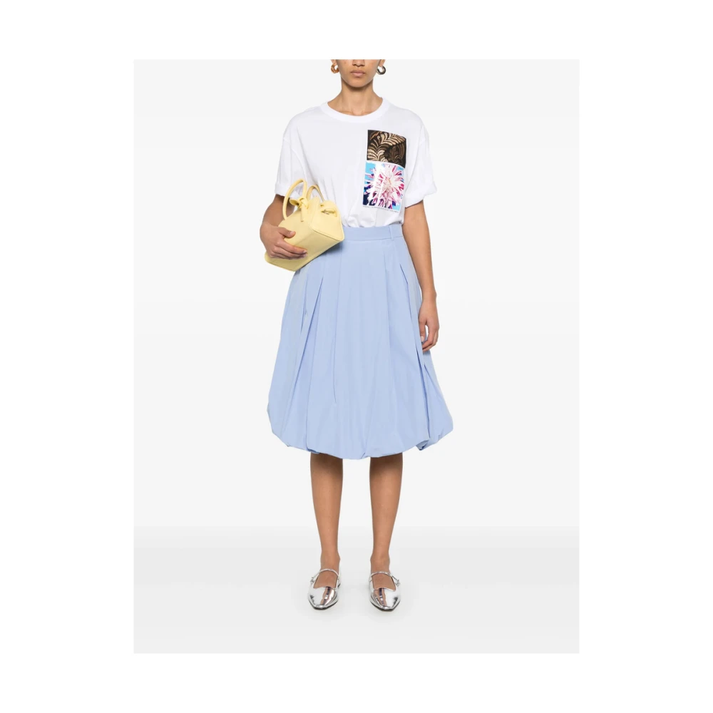 Dunst Korenbloemblauwe Puffball Zoom Rok Blue Dames