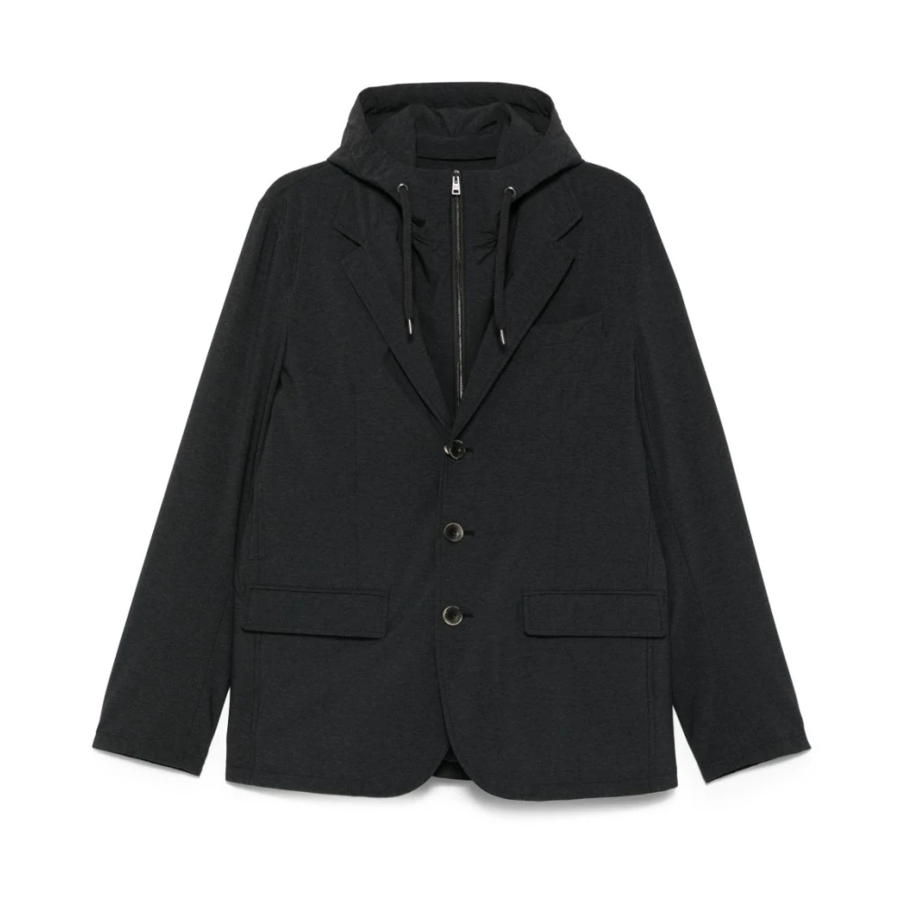Herno - Jackets > Blazers - Gray - Herno - Modalova