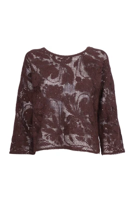 Girocollo Ricamo Cornely +Paillettes