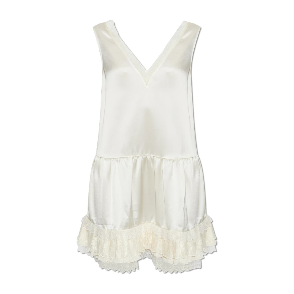 Ganni Donna Beige Abiti, M, New,