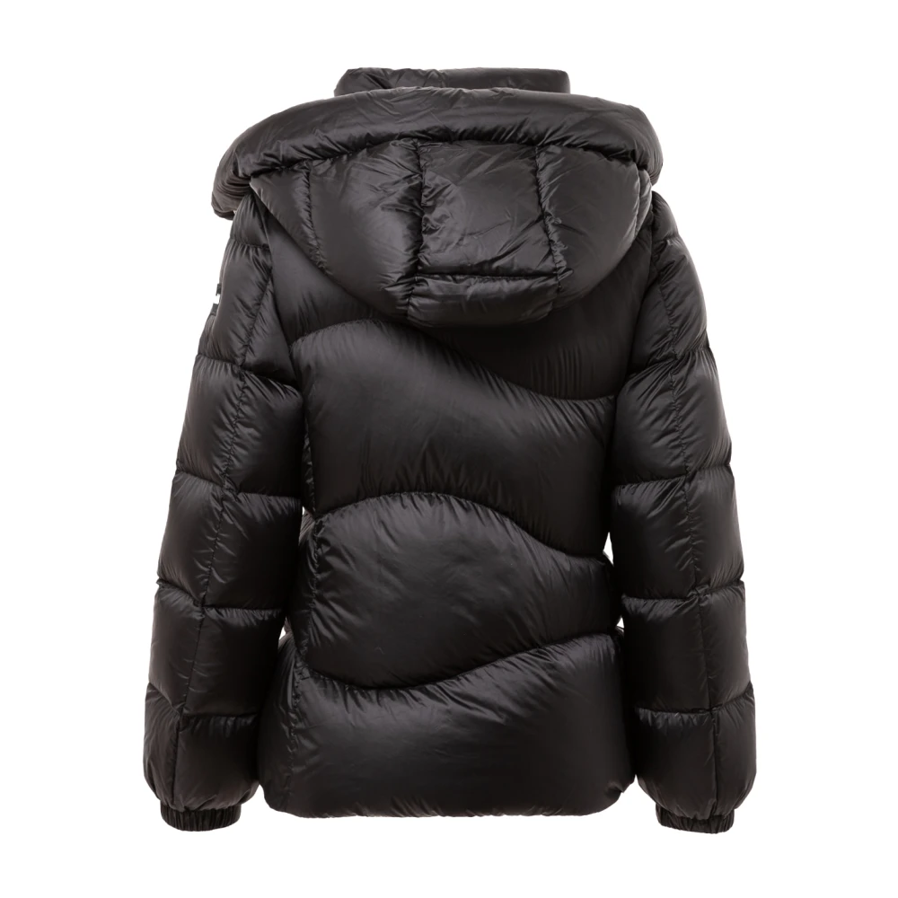 add Gewatteerde jas met afneembare capuchon Black Dames