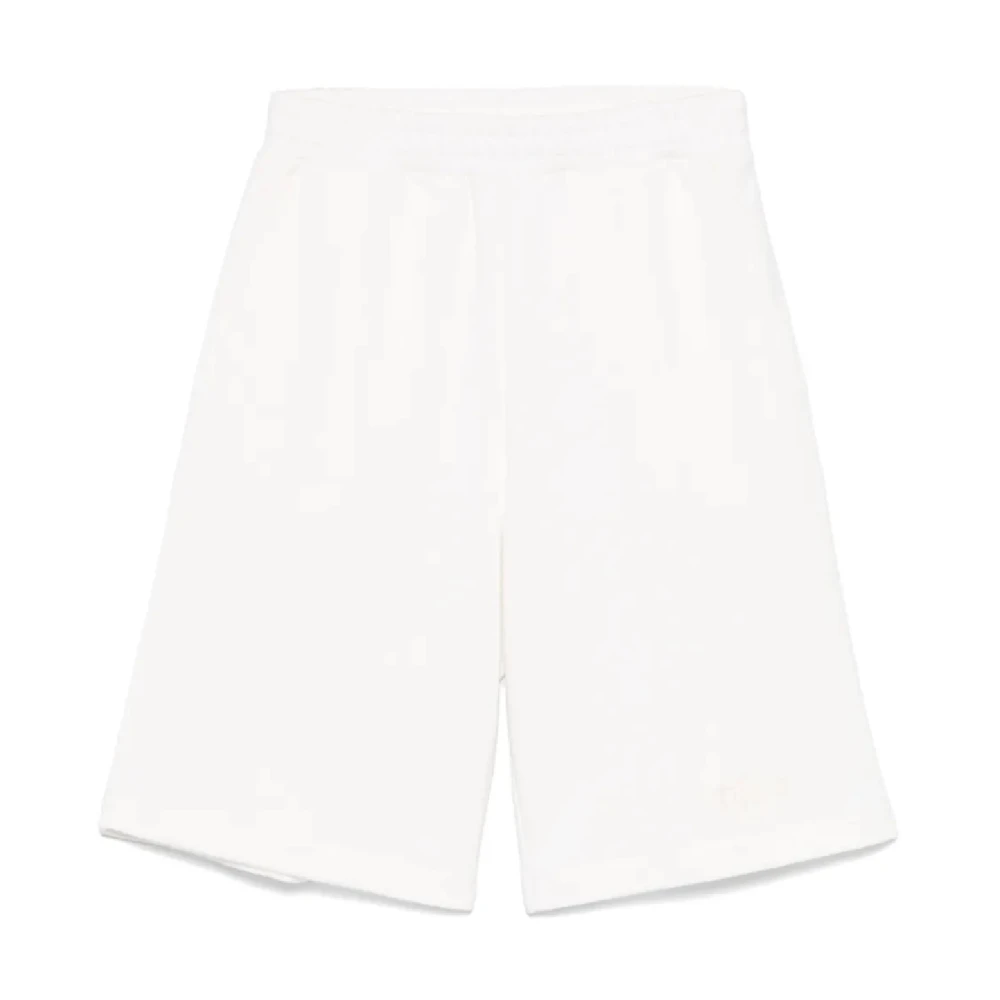 Fendi Unisex Kids White Kids Fleece Bermuda Shorts - Shorts - 8 Y - Kids