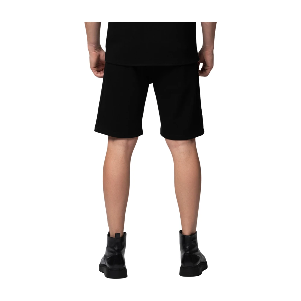 My Brand Zwarte Pique Essential Shorts Black Heren