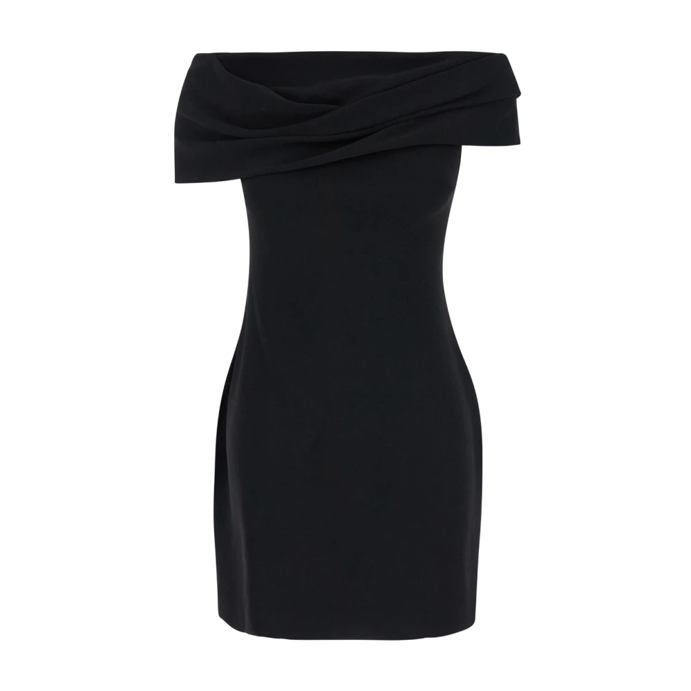 Solace London Zwarte Neve Mini Jurk Black Dames