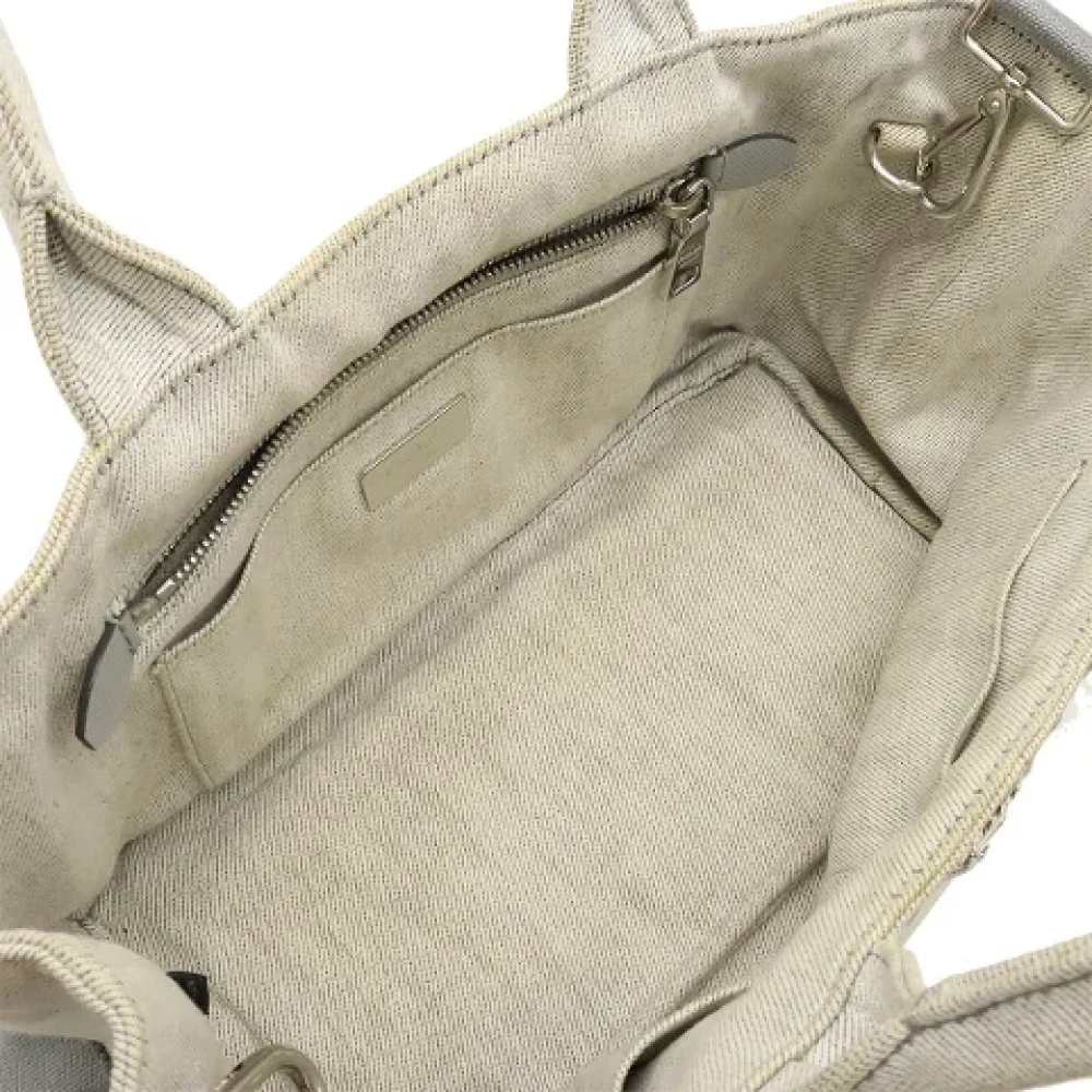 Prada Vintage Pre-owned Denim prada-bags Gray Dames