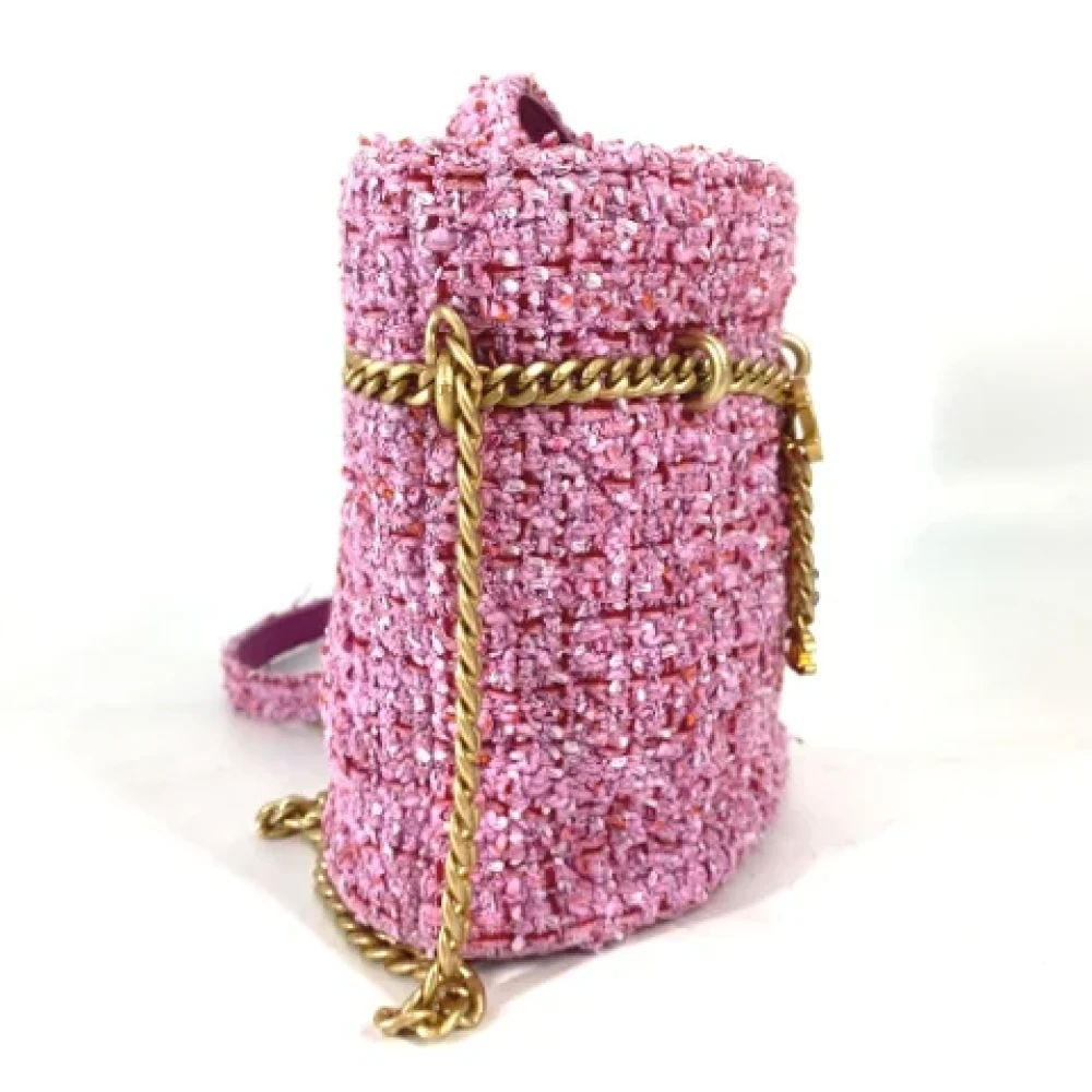 Chanel Vintage Pre-owned Fabric chanel-bags Pink Dames