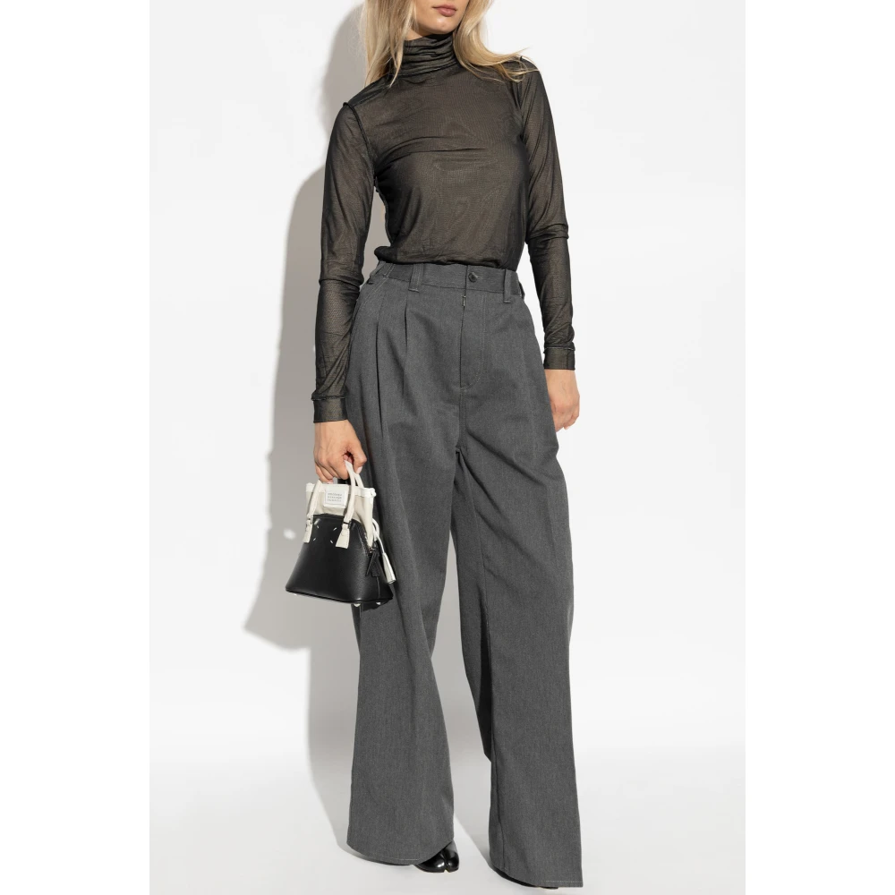 Maison Margiela Wijde broek Gray Dames