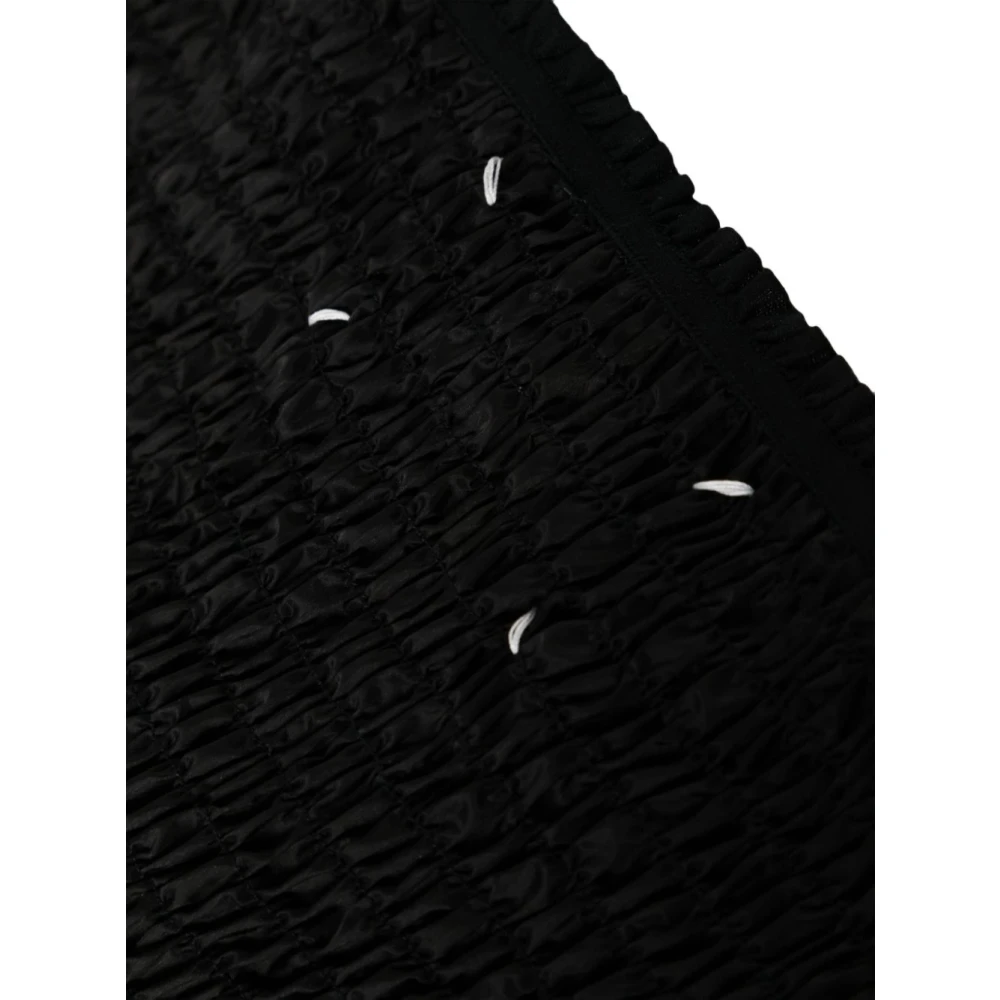 Maison Margiela Zwarte onderbroek met elastische tailleband Black Dames