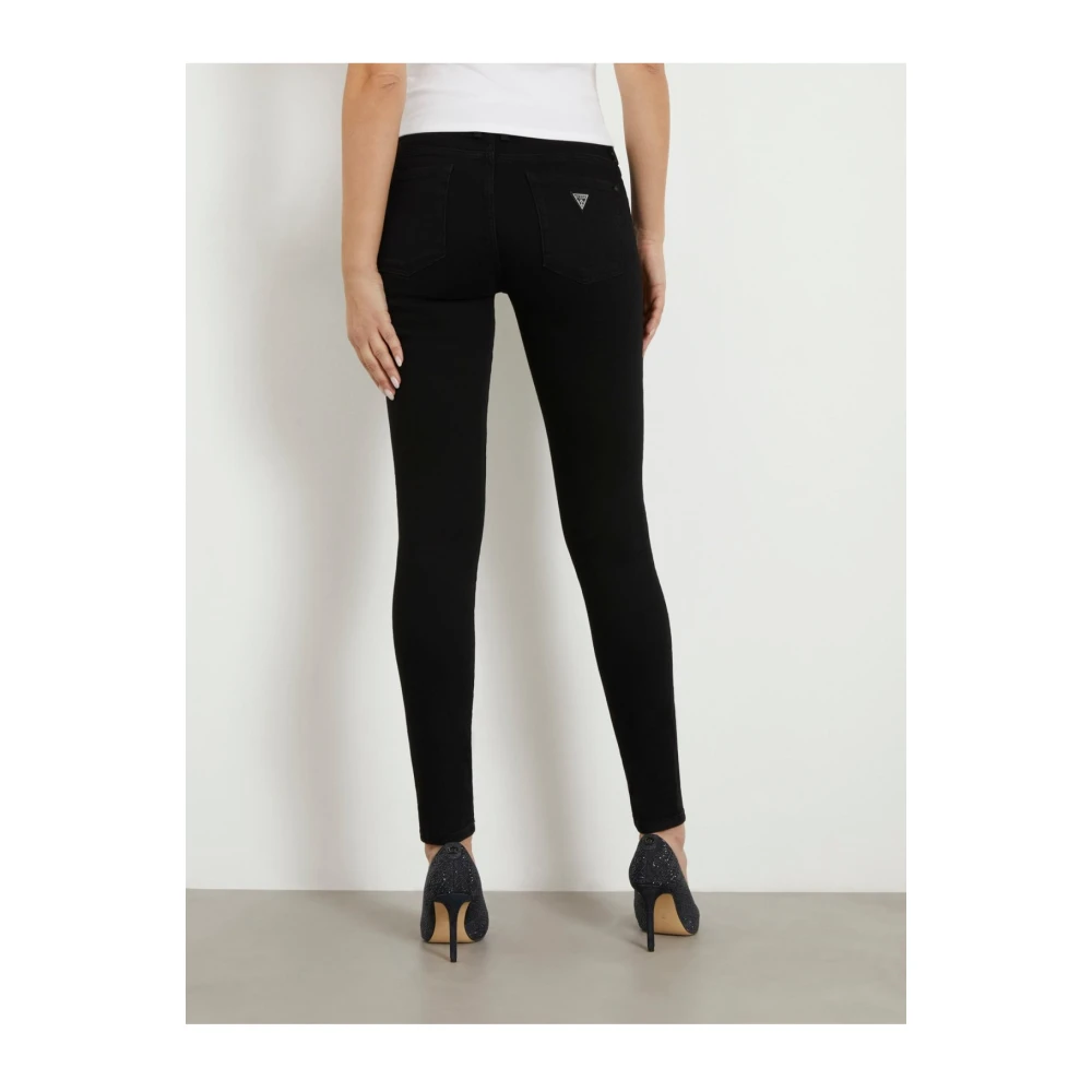 Guess Skinny Fit Annette Jeans Zwart Denim Black Dames