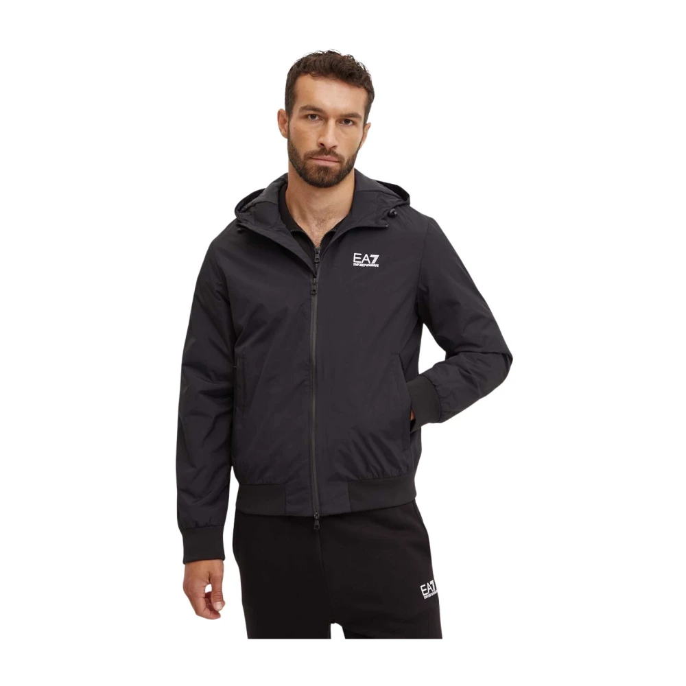 Emporio Armani Ea7 - Bomberjacke Mit Leichter Wattierung - Jackets - Herren - Schwarzk - L - Bild 4