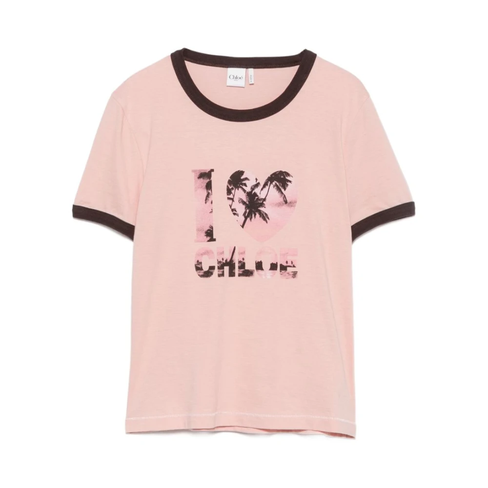 Chloé , T-Shirts, Female, Pink, S, Chloè T-Shirts And Polos Pink