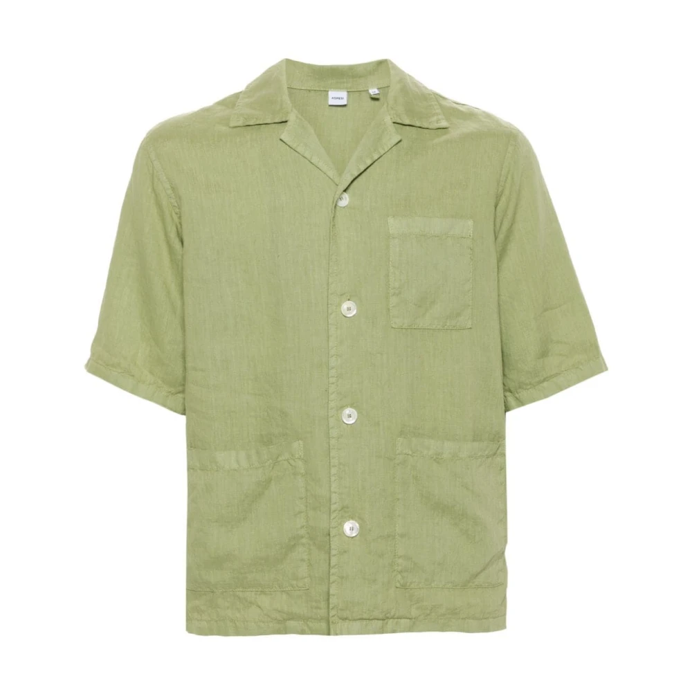 Shirts > Short Sleeve Shirts - - Aspesi - Modalova