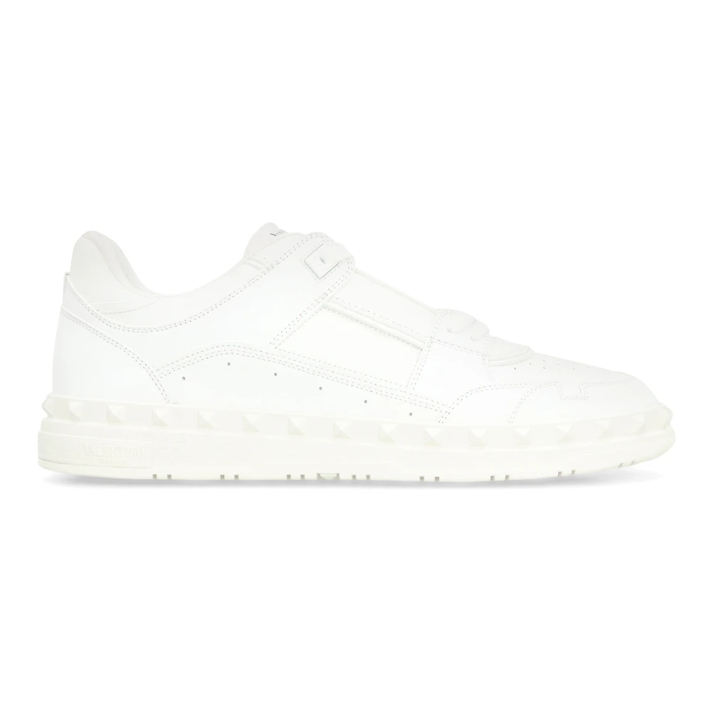 Valentino Garavani Studded Leren Sneakers Heren Schoenen Wit