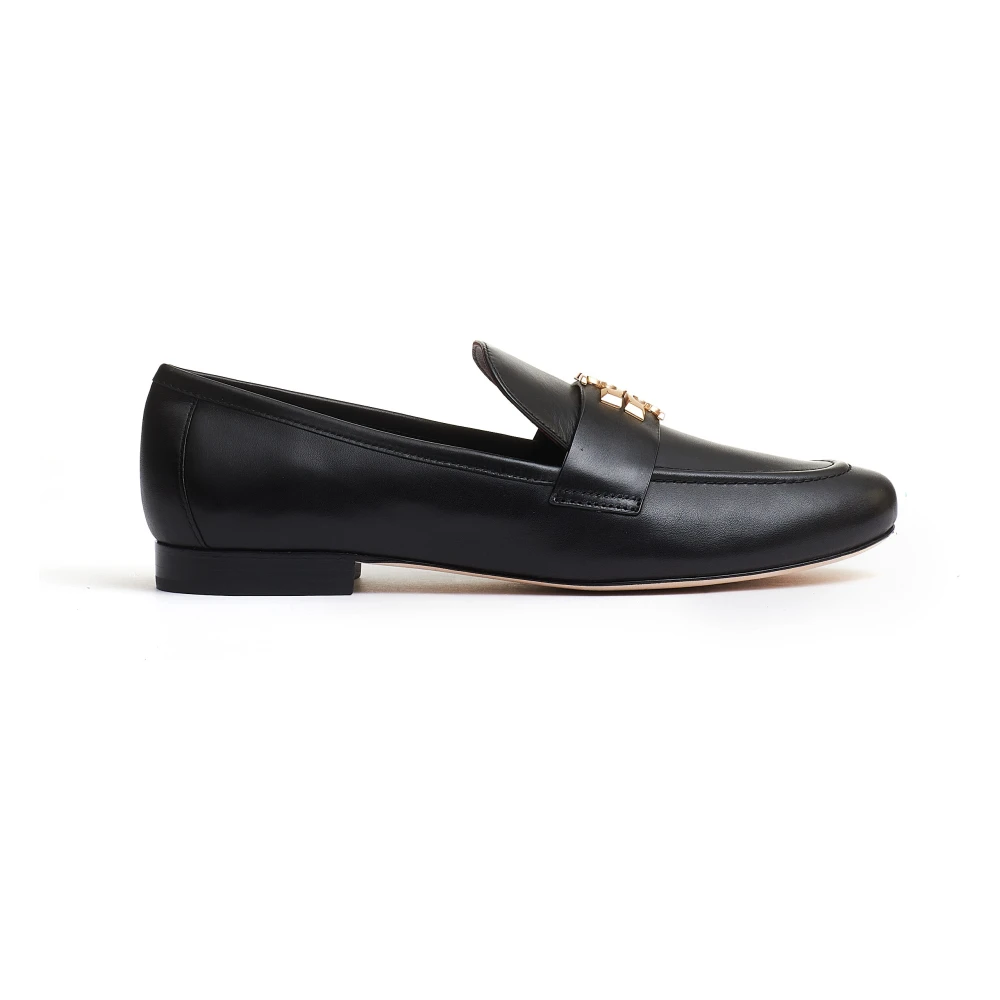 Tory Burch Eleanor Loafer Svart Läder Elegant Sko Black, Dam