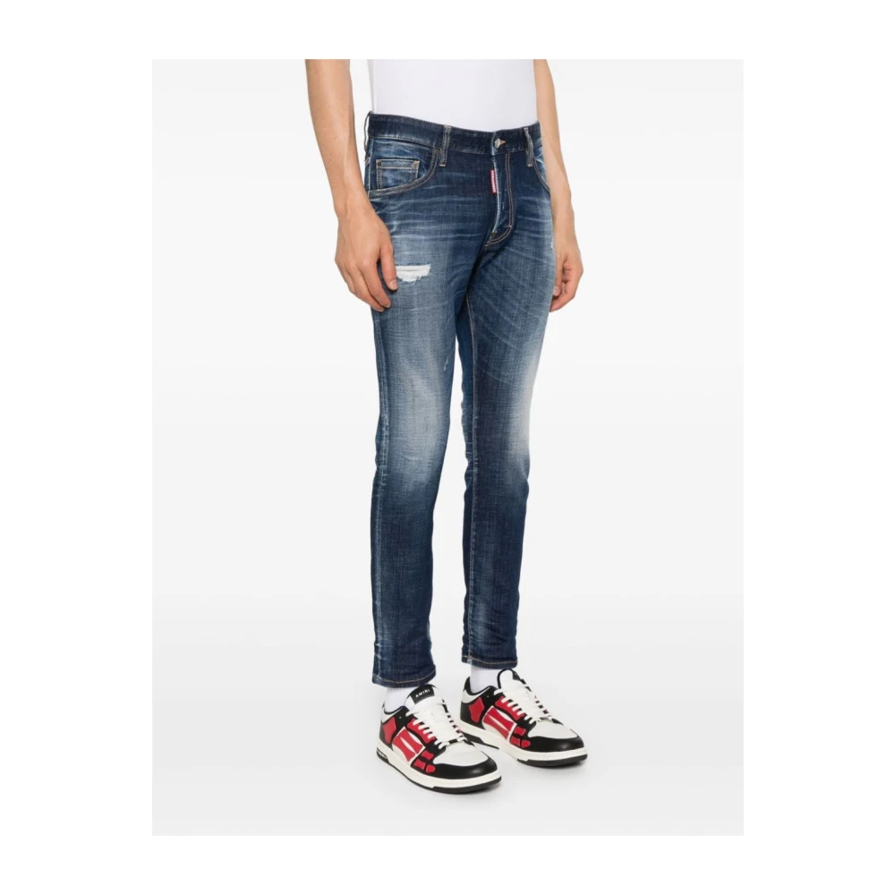 Dsquared2 Stijlvolle Denim Jeans Blue Heren