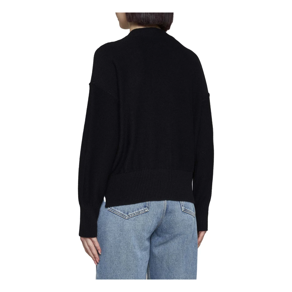MM6 Maison Margiela Zwarte Sweater Collectie Black Dames