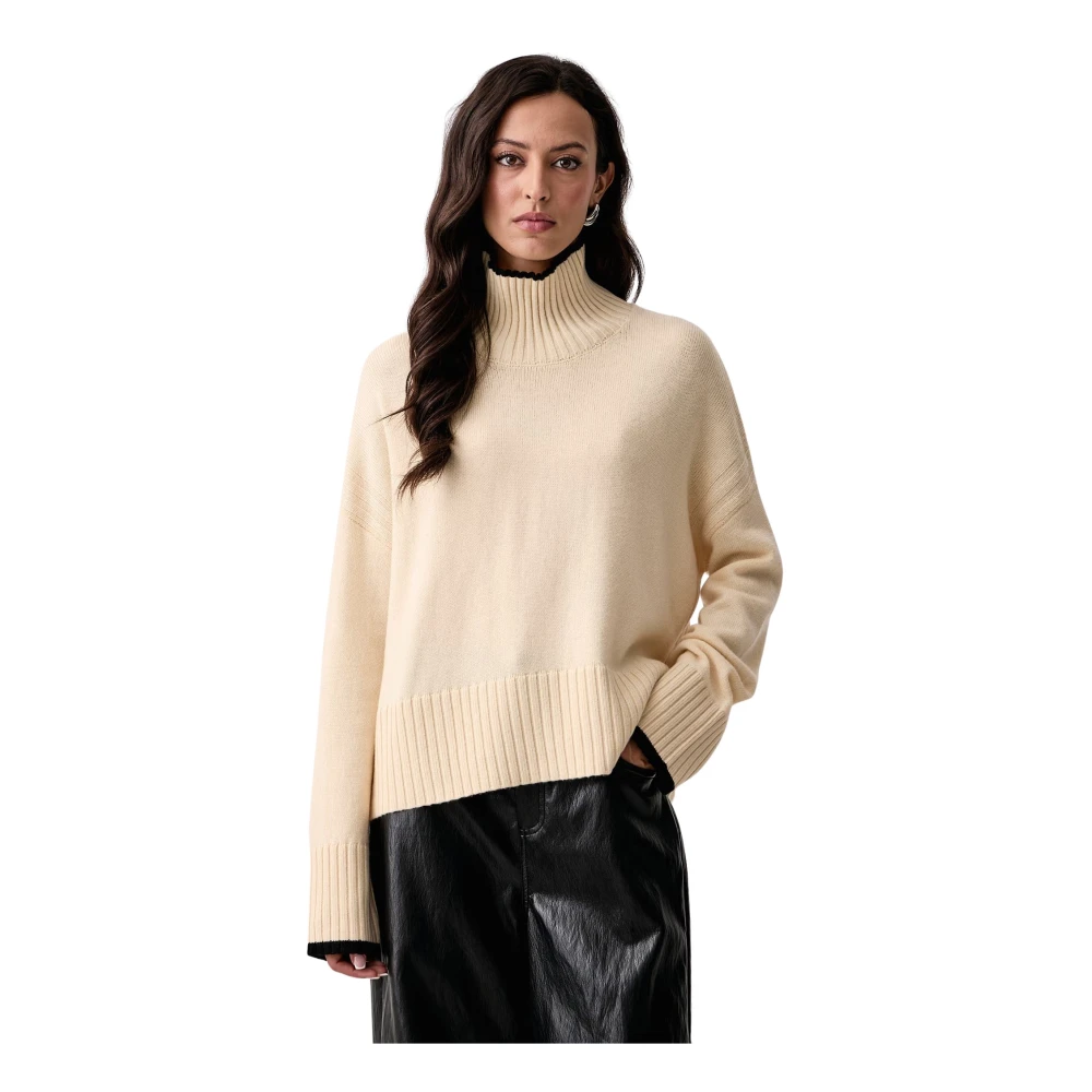 Pinko - Falkland Pullover Mit Rollkragen - Knitwear - Damen - Beige - Xs - Bild 4