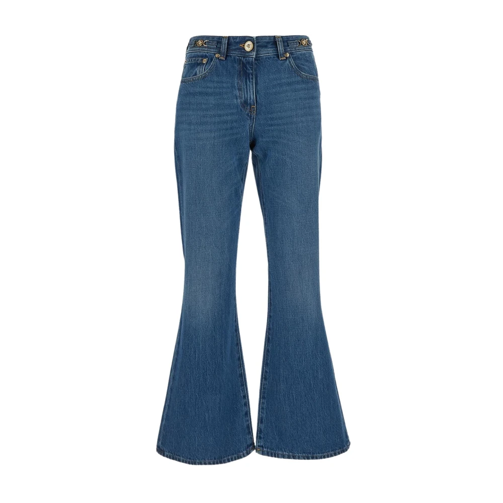Versace Flared Jeans Blue, Dam