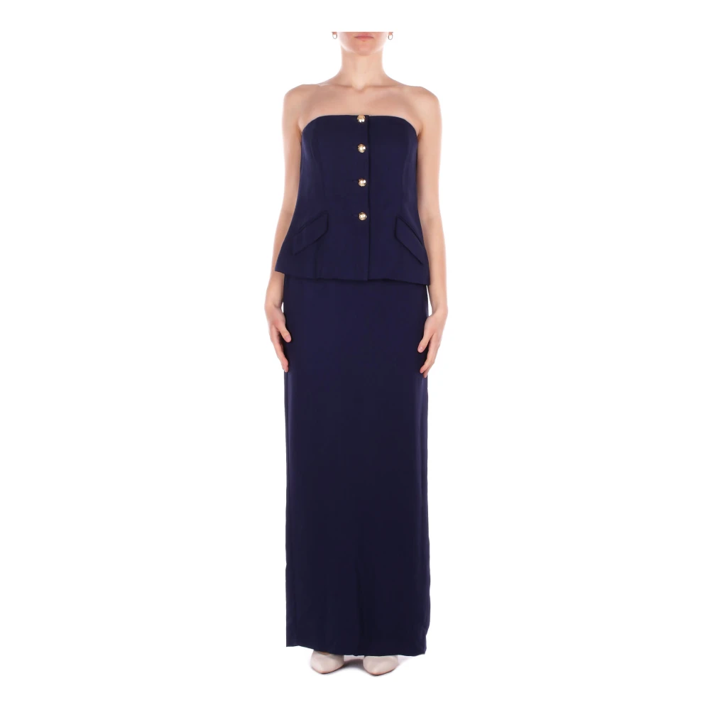 Ralph Lauren Donna Blu Abiti, Xs, New,