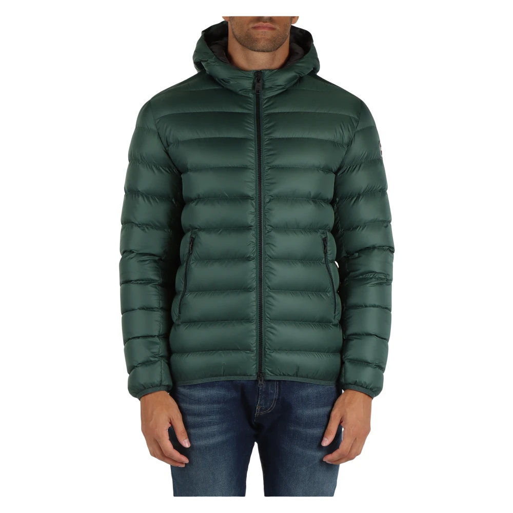 Colmar Gewatteerde Hoodiejas E-Concrete Green Heren
