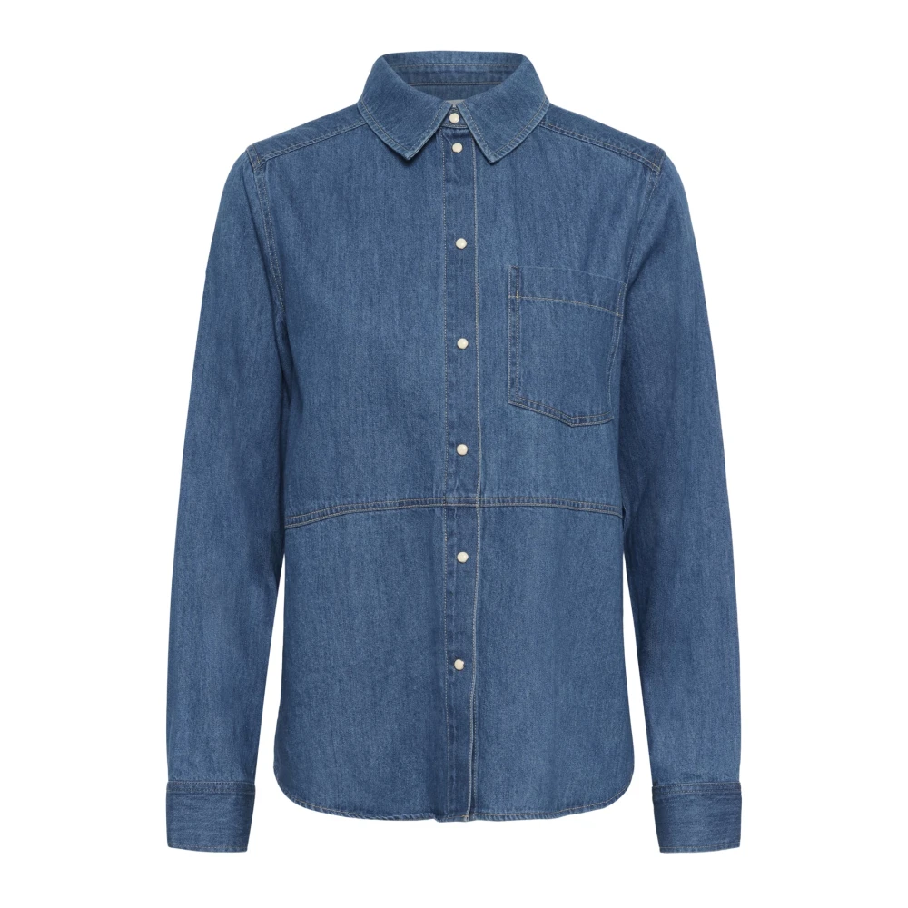 Part Two Blue Denim Shirts - Female - Denim Shirts - 2XS - Shirts
