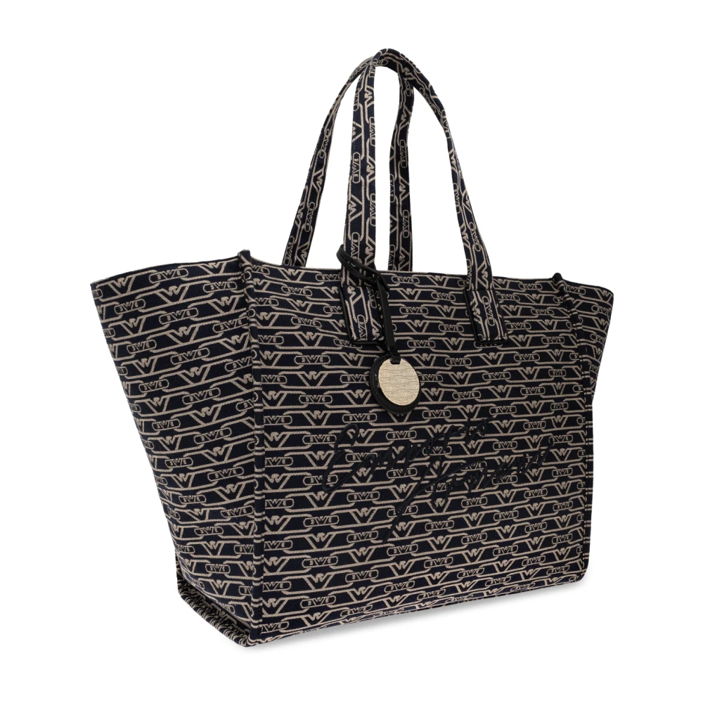 Emporio Armani shopper type tas Black Dames