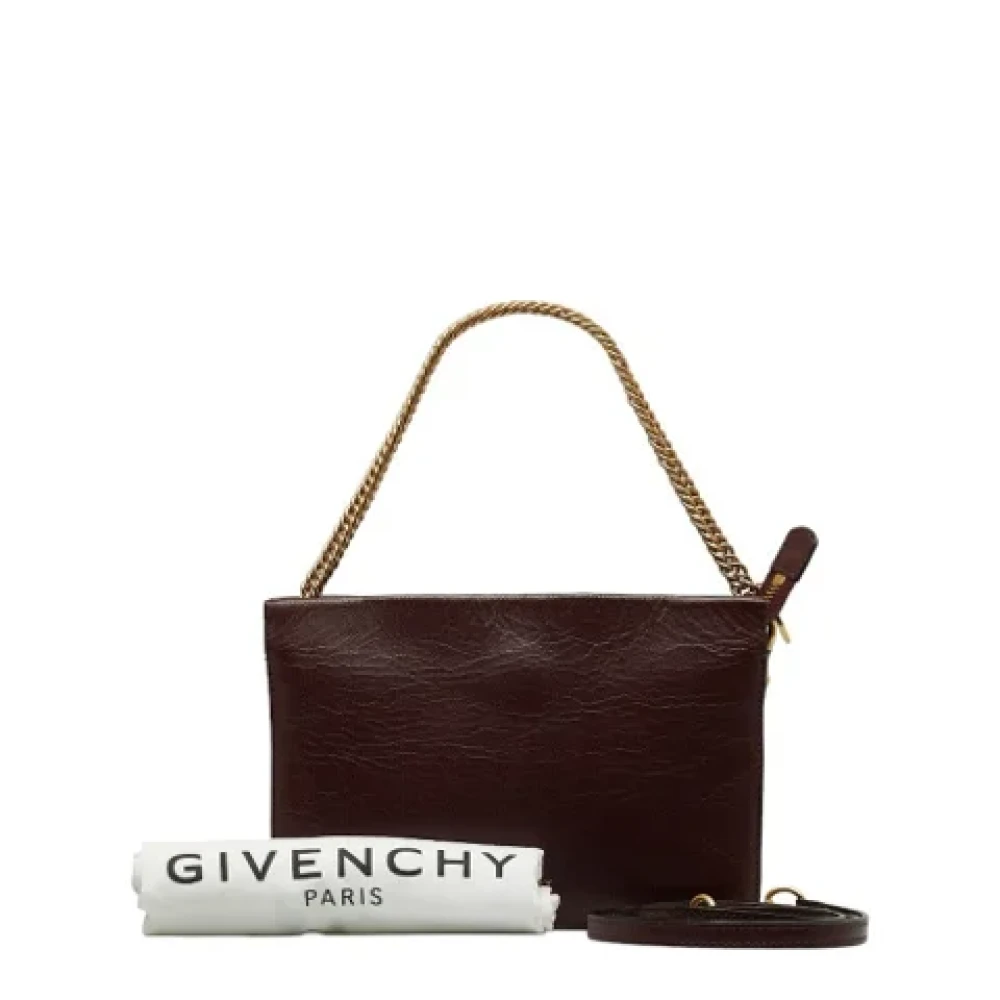 Givenchy Pre-owned Canvas handbags Brown Dames