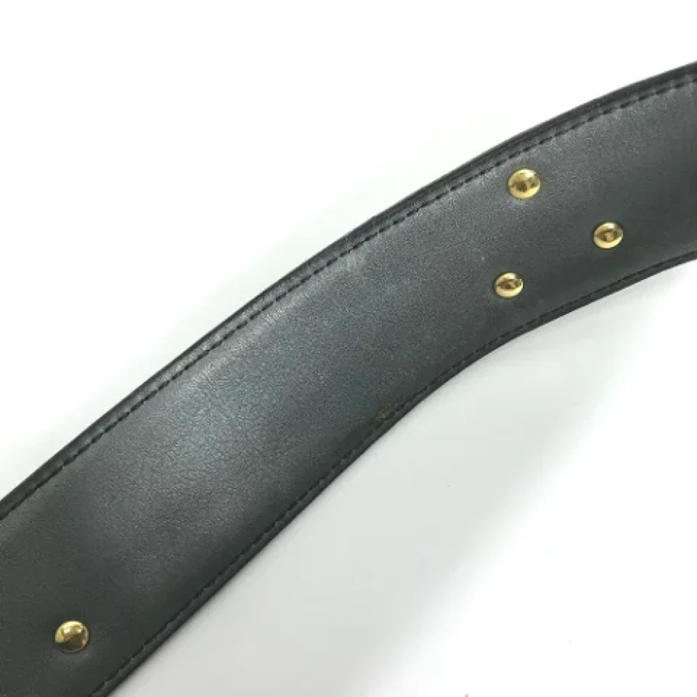 Gucci Vintage Pre-owned Leather belts Black Dames