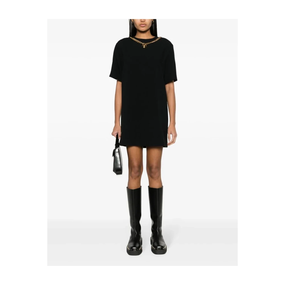 Moschino Short Dresses Black Dames