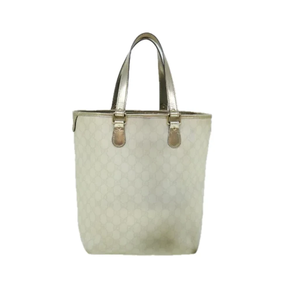 Gucci Vintage Pre-owned Canvas gucci-bags White Dames