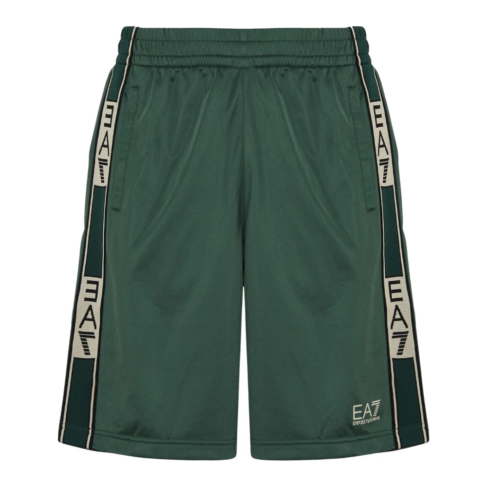 Emporio Armani Ea7 Hombre Verde Pantalones Cortos, Talla: L
